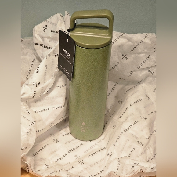 On Sale!!!Starbucks Reserve Miir Greeb Texture wide Mouth Tumbler